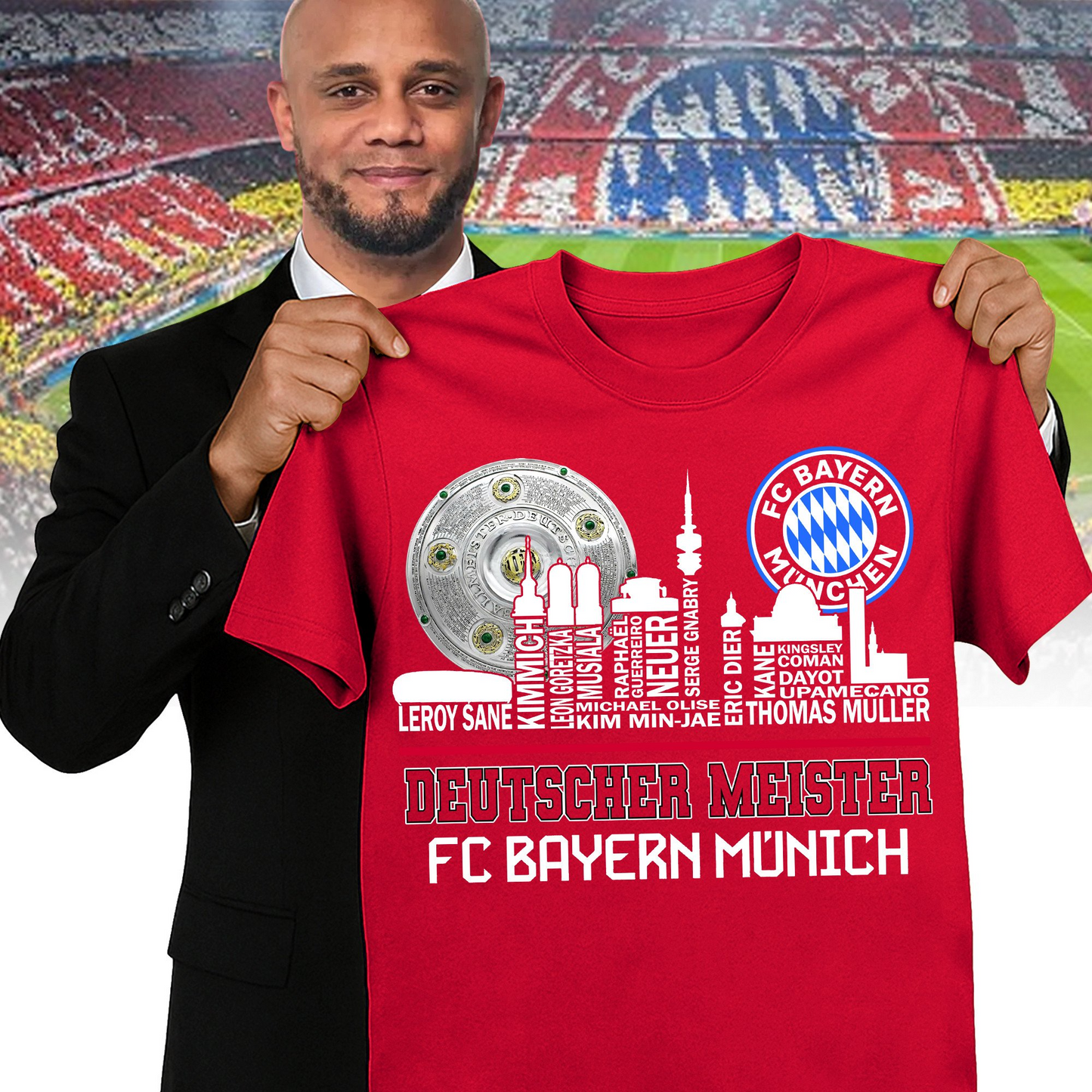 Champions Of Germany For The 34th Time V3 Shirt DDTTTV