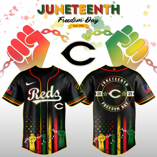 Cincinnati Reds MLB X Juneteenth Day Baseball Jerseys NDD