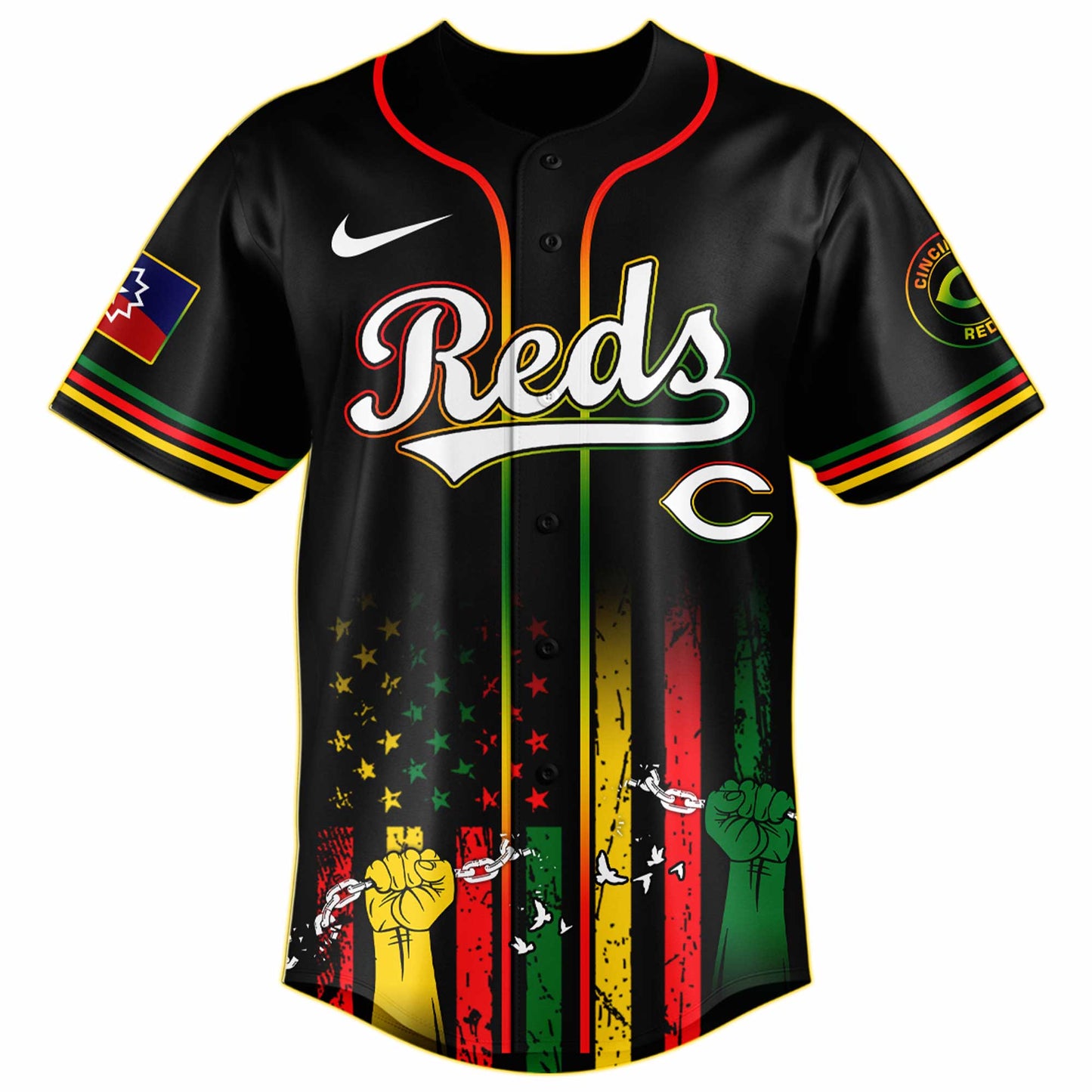 Cincinnati Reds MLB X Juneteenth Day Baseball Jerseys NDD
