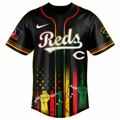 Cincinnati Reds MLB X Juneteenth Day Baseball Jerseys NDD