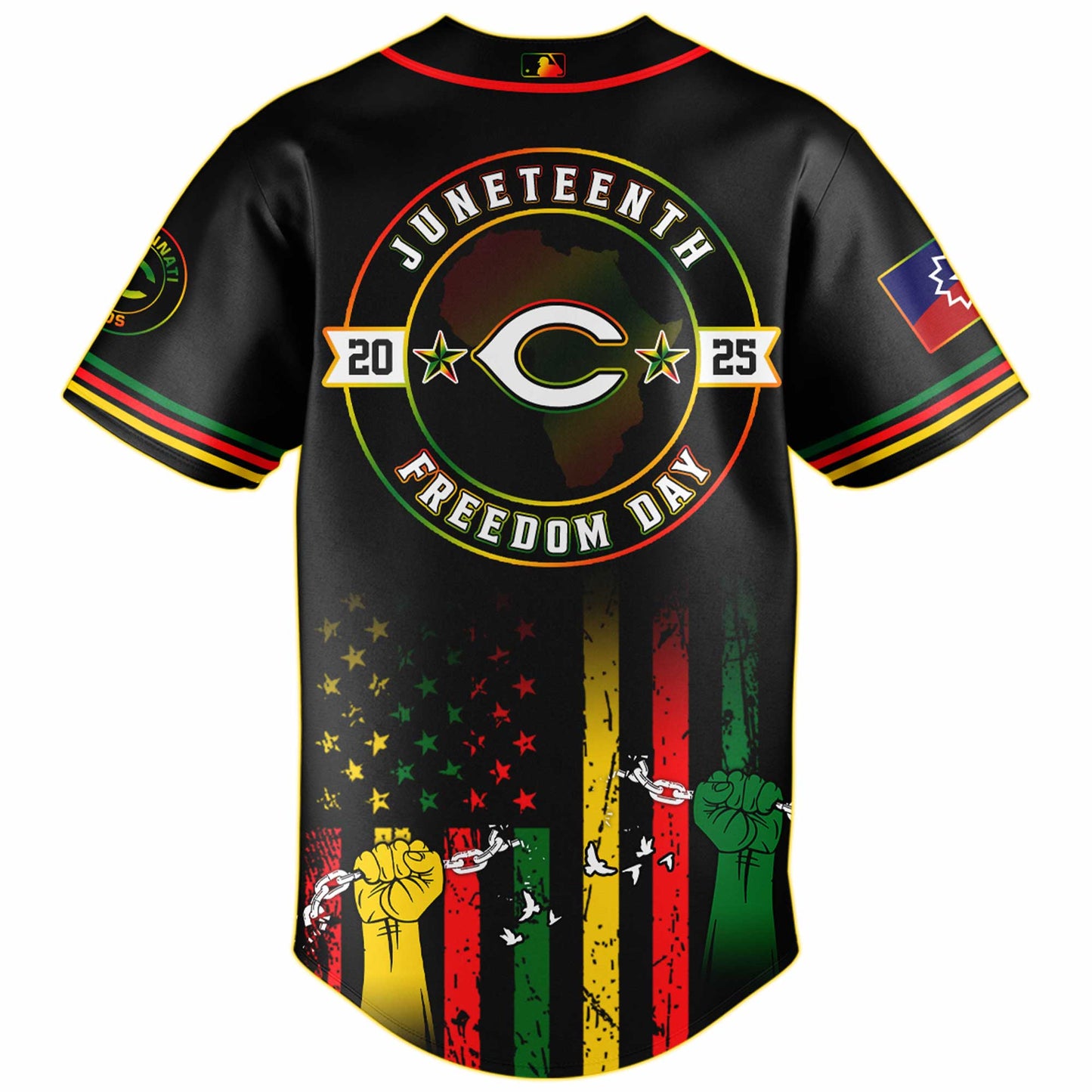 Cincinnati Reds MLB X Juneteenth Day Baseball Jerseys NDD