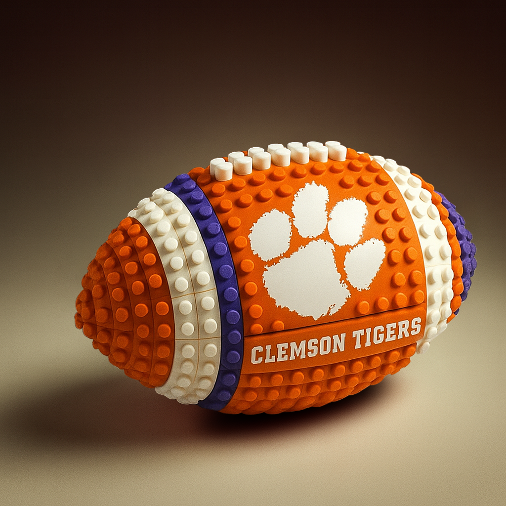 NCAA Team Building Block Football Set DDT CTND