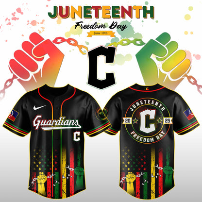 Cleveland Guardians MLB X Juneteenth Day Baseball Jerseys NDD