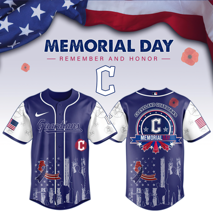 Cleveland Guardians Memorial Day Baseball Jerseys DDTTTV