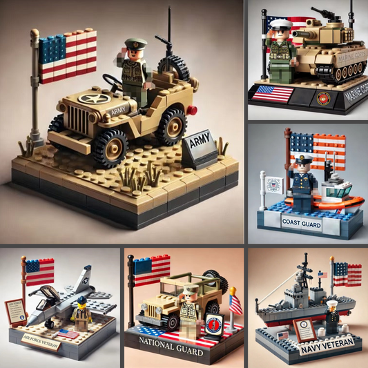 Assault Team Military Hummer Jeep Armored Vehicle Building Block Model Army Mini Soldier Transport Chariot Toys Kit Gift DDT CTND