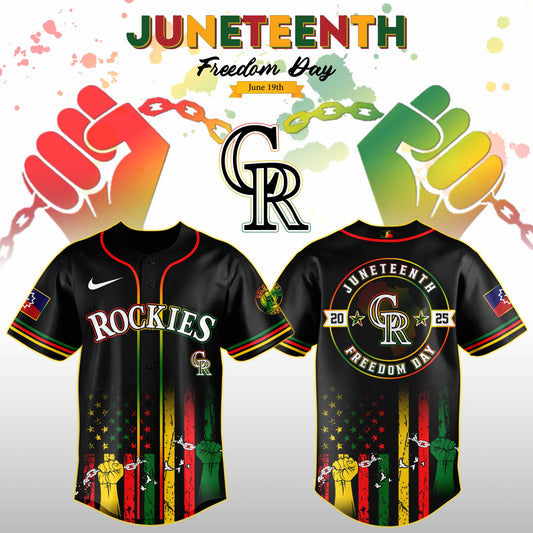 Colorado Rockies MLB X Juneteenth Day Baseball Jerseys NDD