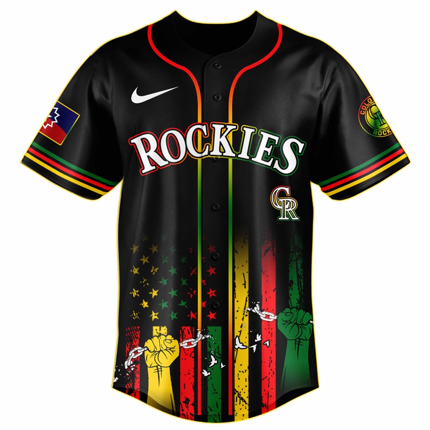 Colorado Rockies MLB X Juneteenth Day Baseball Jerseys NDD