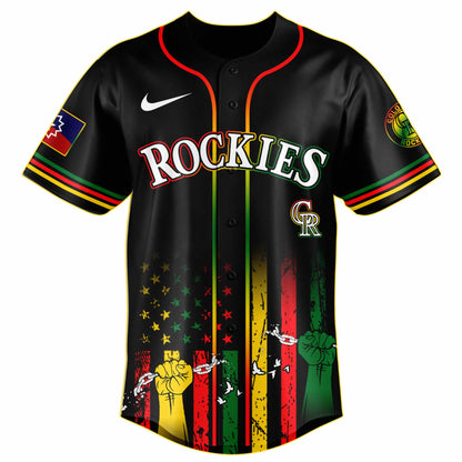 Colorado Rockies MLB X Juneteenth Day Baseball Jerseys NDD