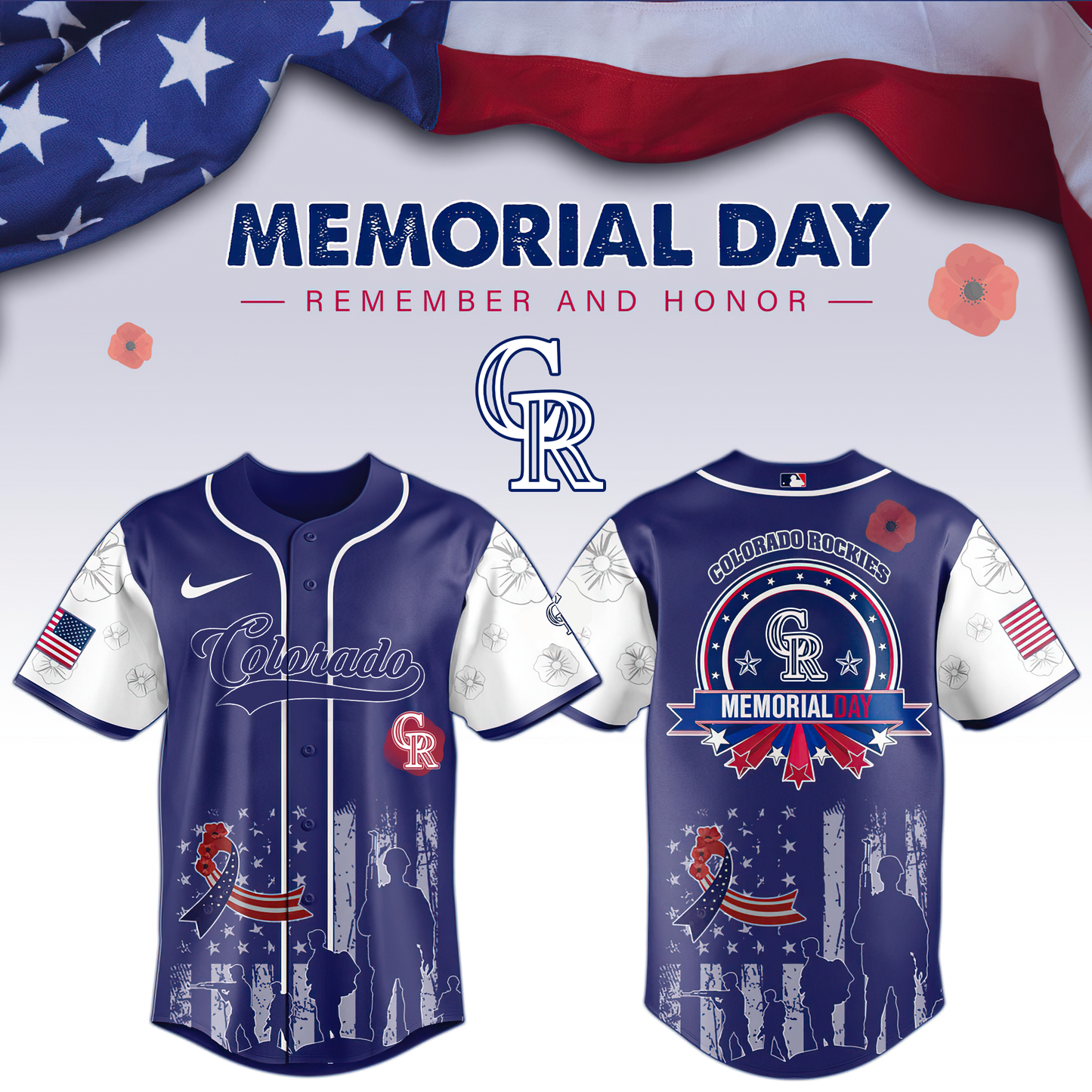 Colorado Rockies Memorial Day Baseball Jerseys DDTTTV