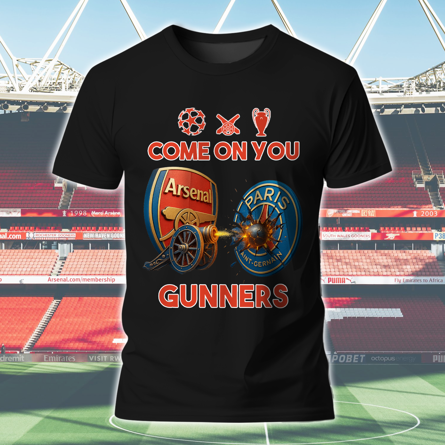 Com On You Gunners Shirt DDTCTND