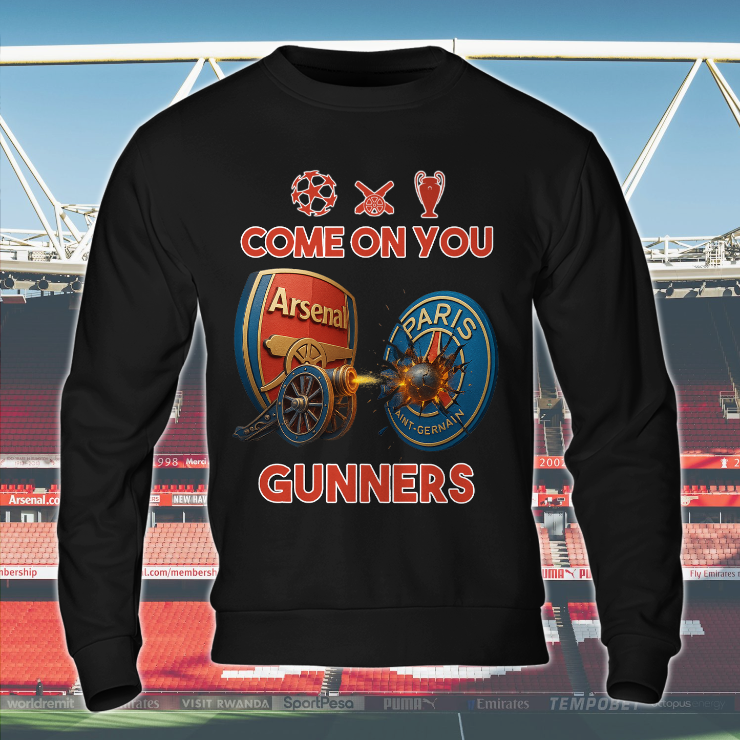 Com On You Gunners Shirt DDTCTND