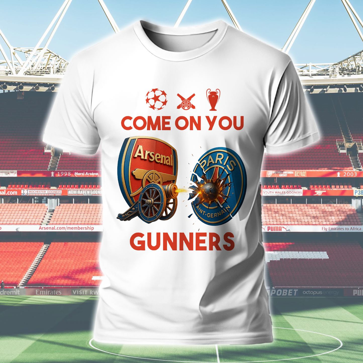 Com On You Gunners Shirt DDTCTND