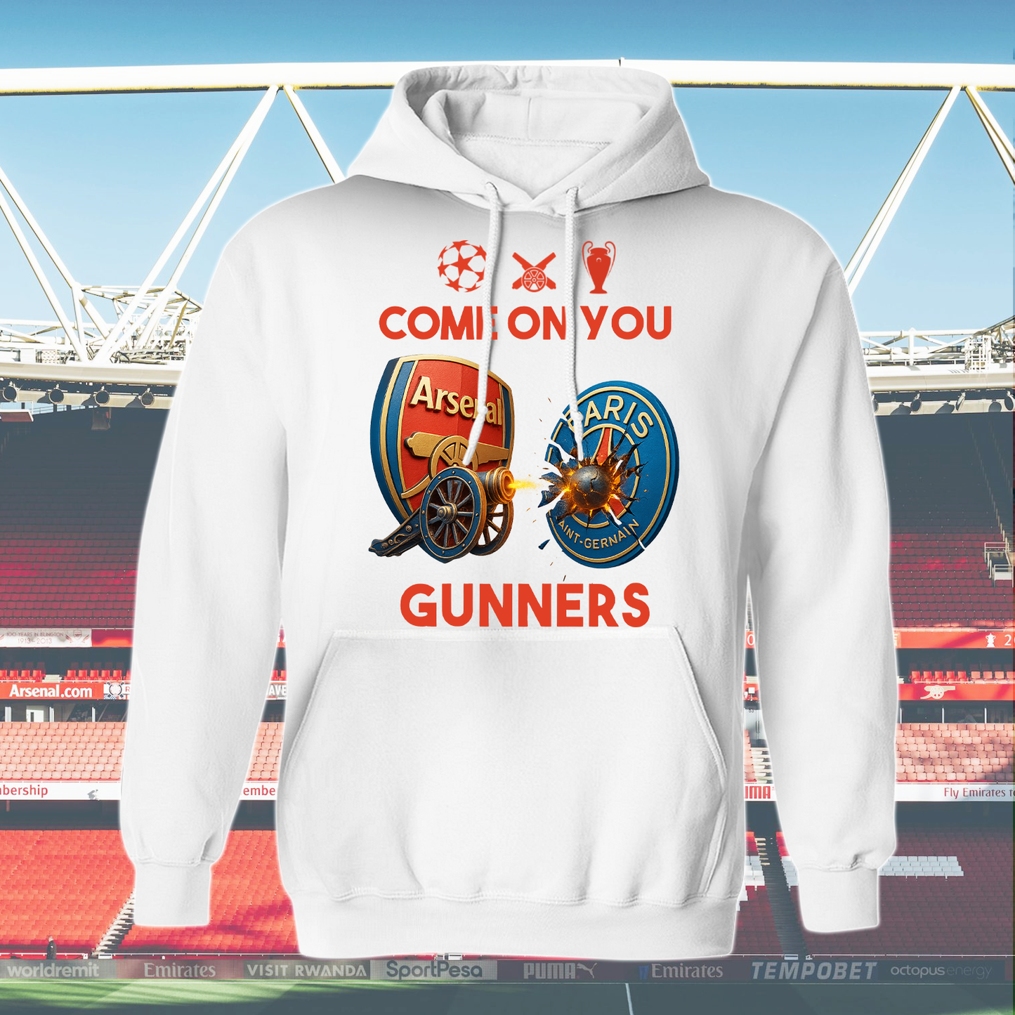 Com On You Gunners Shirt DDTCTND