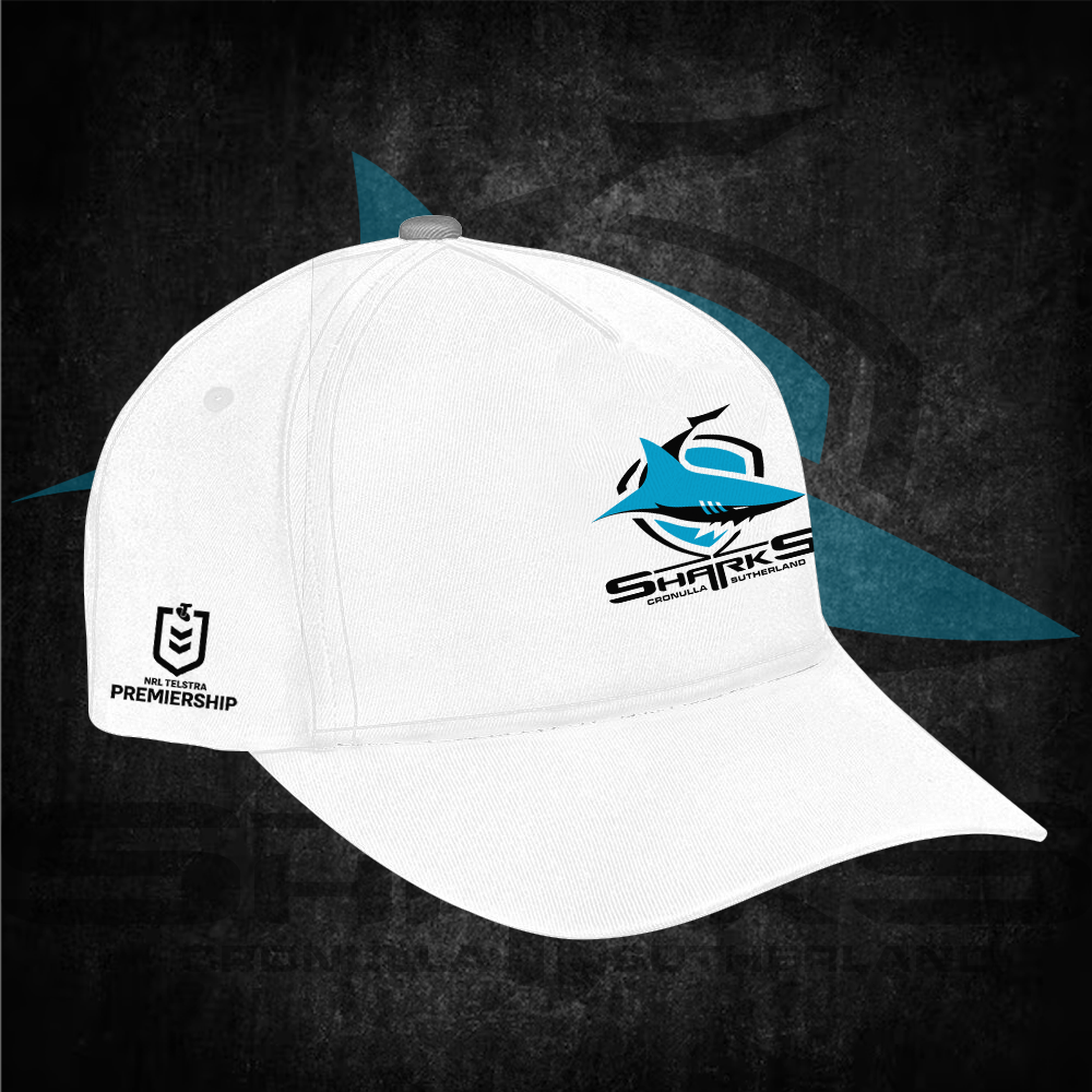 Cronulla Sharks 3 NRL 2025 Polo Shirt TM NTA V1