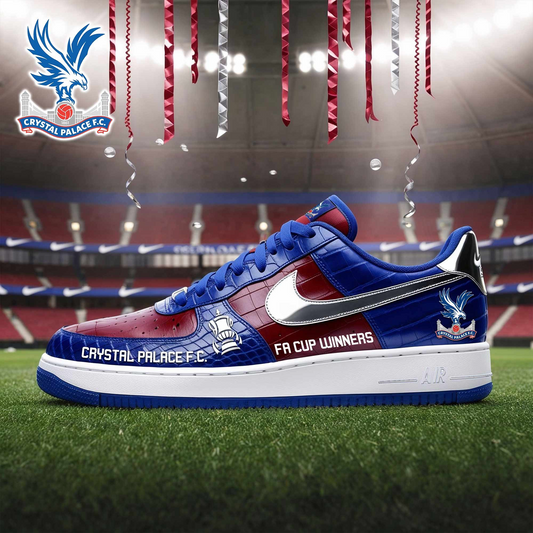 Crystal Palace FC Champons FA Cup 2025 AF1 Sneaker DDTTTV