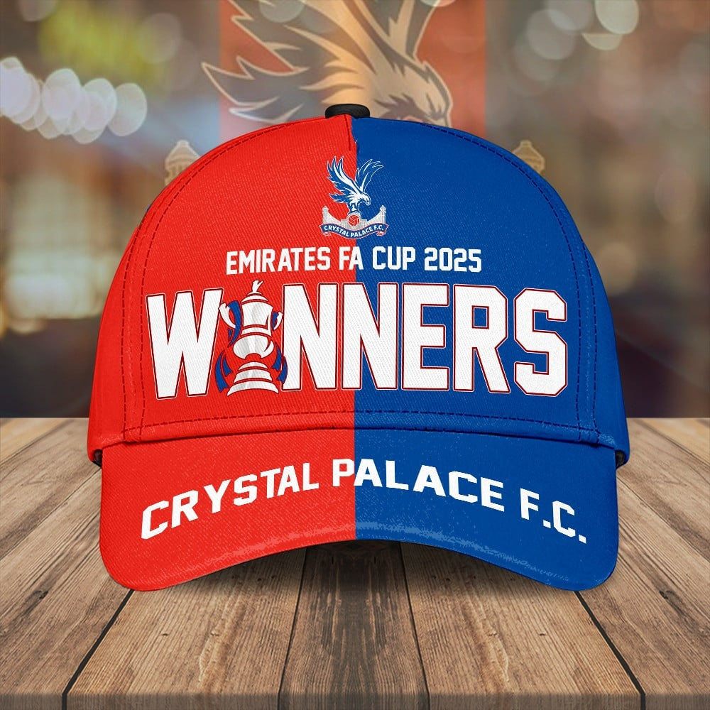 Crystal Palace FC Champons FA Cup 2025 Classic Cap DDTTTV