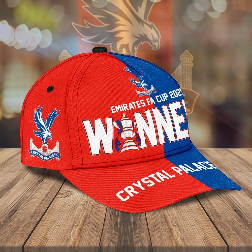 Crystal Palace FC Champons FA Cup 2025 Classic Cap DDTTTV
