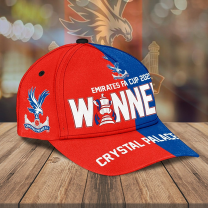 Crystal Palace FC Champons FA Cup 2025 Classic Cap DDTTTV