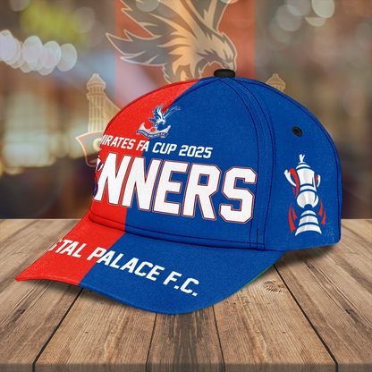 Crystal Palace FC Champons FA Cup 2025 Classic Cap DDTTTV