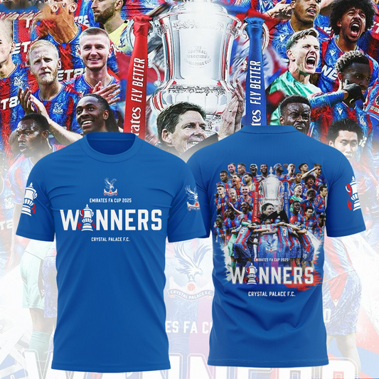 Crystal Palace FC Champons FA Cup 2025 Shirt DDTTTV