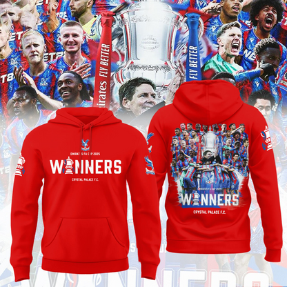 Crystal Palace FC Champons FA Cup 2025 Shirt DDTTTV