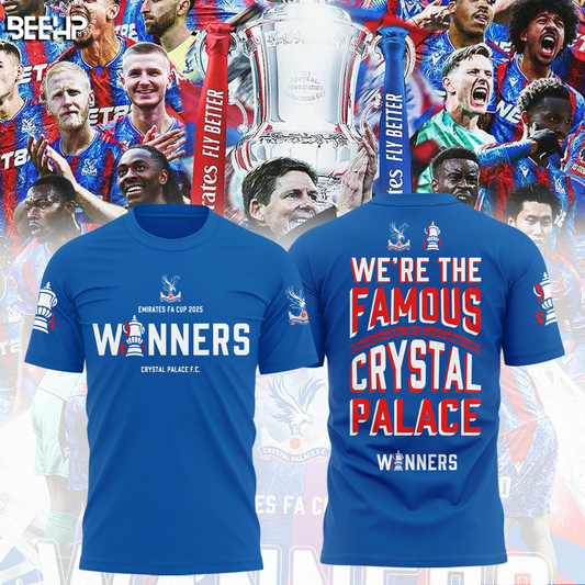 Crystal Palace FC Champons FA Cup 2025 V11 Shirt DDTTTV