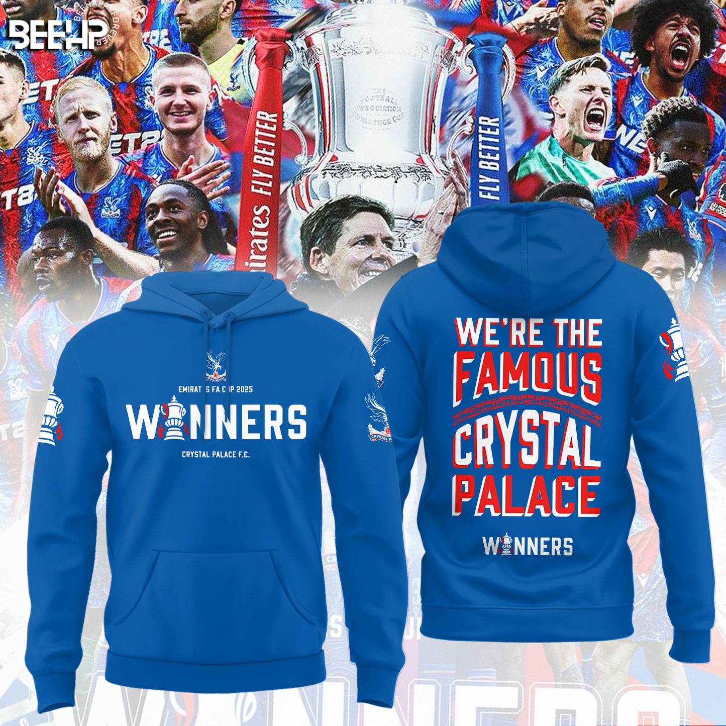 Crystal Palace FC Champons FA Cup 2025 V11 Shirt DDTTTV