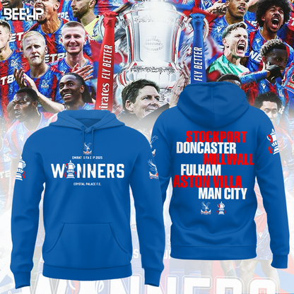 Crystal Palace FC Champons FA Cup 2025 V12 Shirt DDTTTV