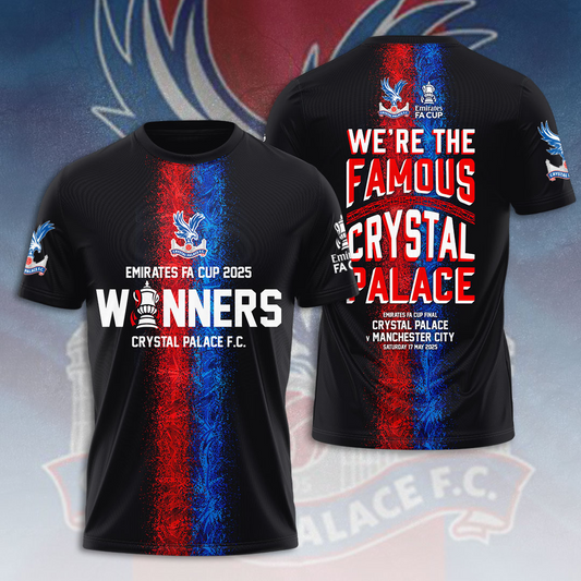Crystal Palace FC Champons FA Cup 2025 V13 Shirt DDTTTV