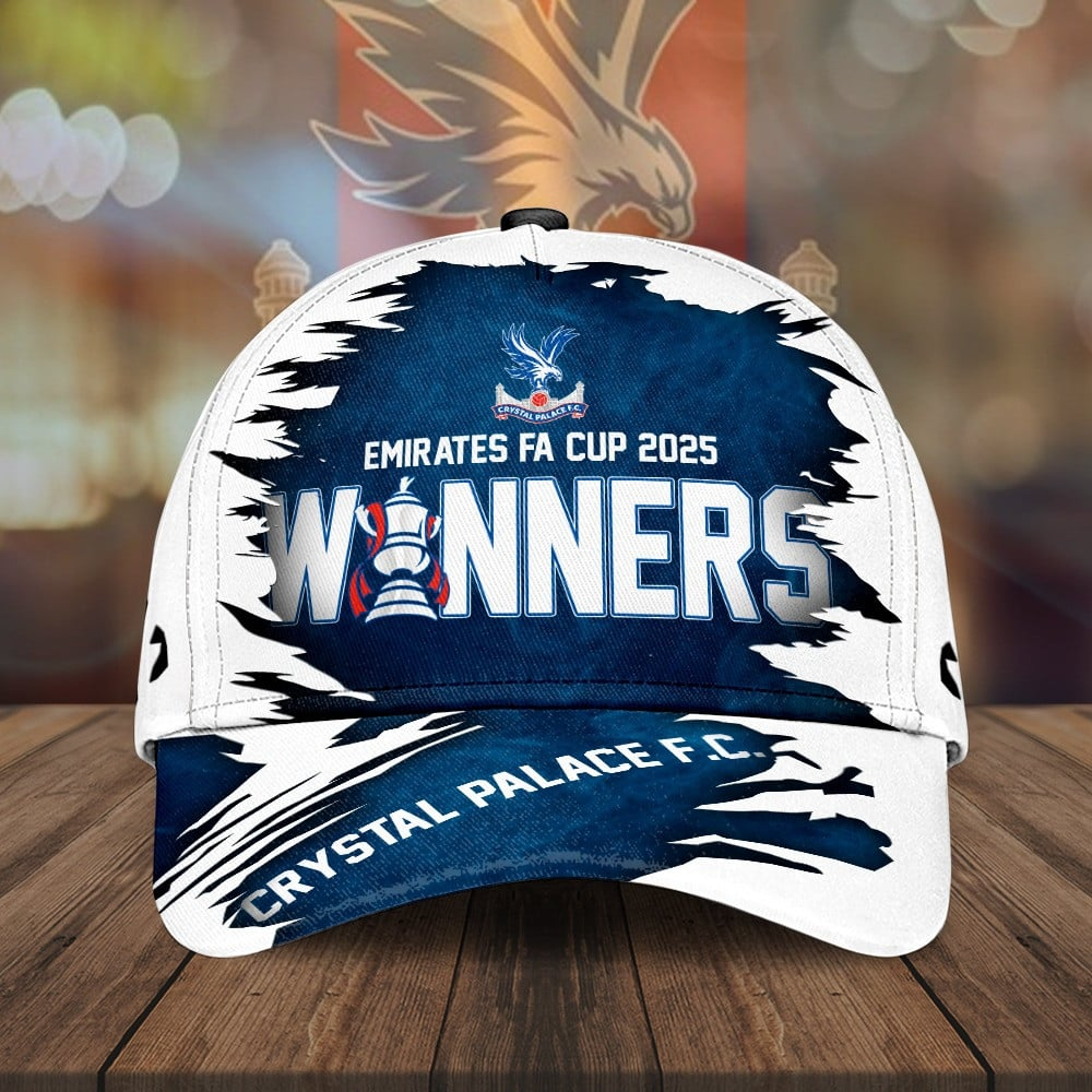 Crystal Palace FC Champons FA Cup 2025 V2 Classic Cap DDTTTV