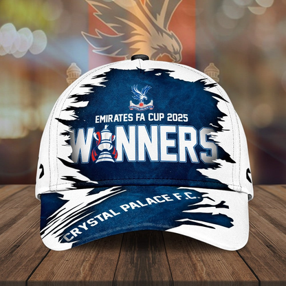 Crystal Palace FC Champons FA Cup 2025 V2 Classic Cap DDTTTV
