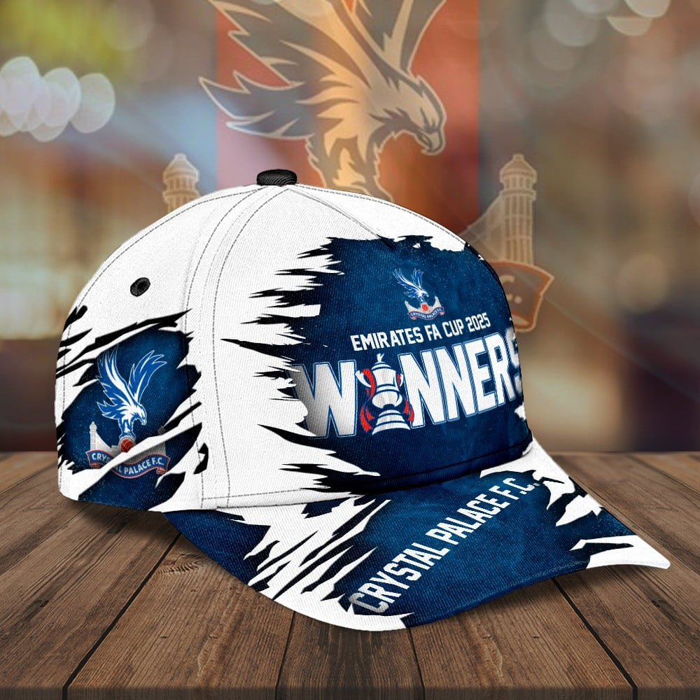 Crystal Palace FC Champons FA Cup 2025 V2 Classic Cap DDTTTV