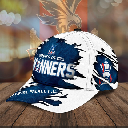 Crystal Palace FC Champons FA Cup 2025 V2 Classic Cap DDTTTV