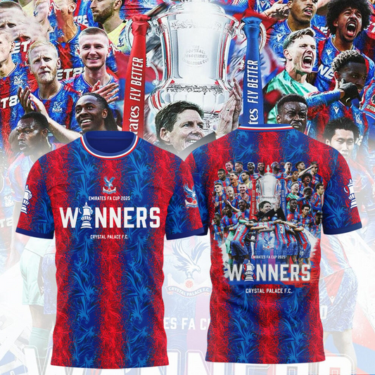 Crystal Palace FC Champons FA Cup 2025 V2 Shirt DDTTTV