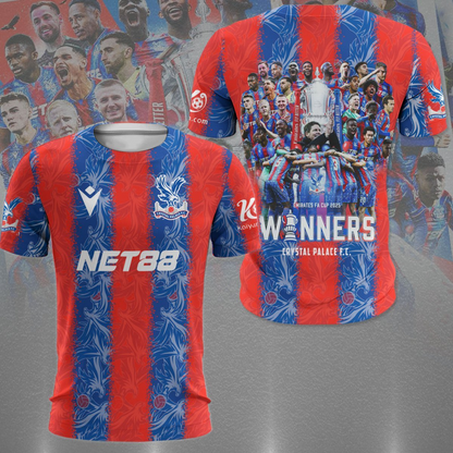 Crystal Palace FC Champons FA Cup 2025 V3 Shirt DDTTTV