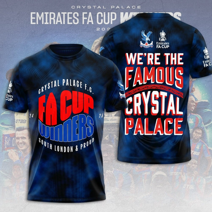 Crystal Palace FC Champons FA Cup 2025 V5 Shirt DDTTTV
