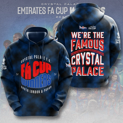 Crystal Palace FC Champons FA Cup 2025 V5 Shirt DDTTTV