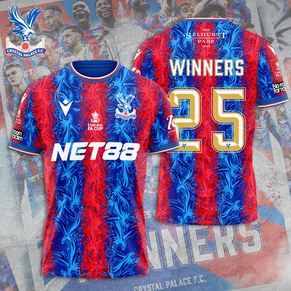 Crystal Palace FC Champons FA Cup 2025 V7 Shirt DDTTTV