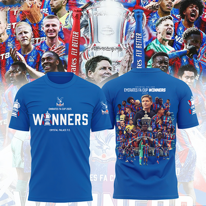 Crystal Palace FC Champons FA Cup 2025 V4 Shirt DDTTTV