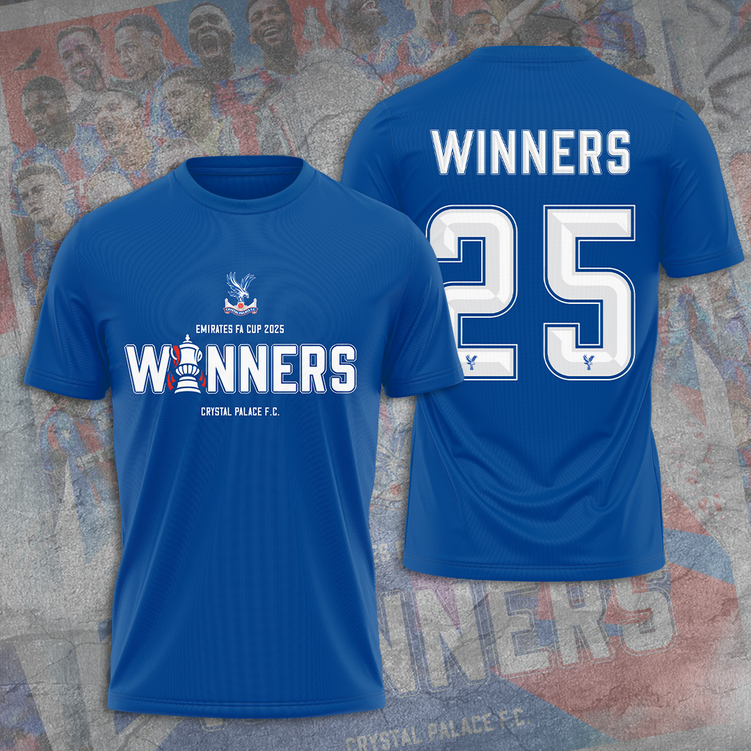 Crystal Palace FC Champons FA Cup 2025 V8 Shirt DDTTTV