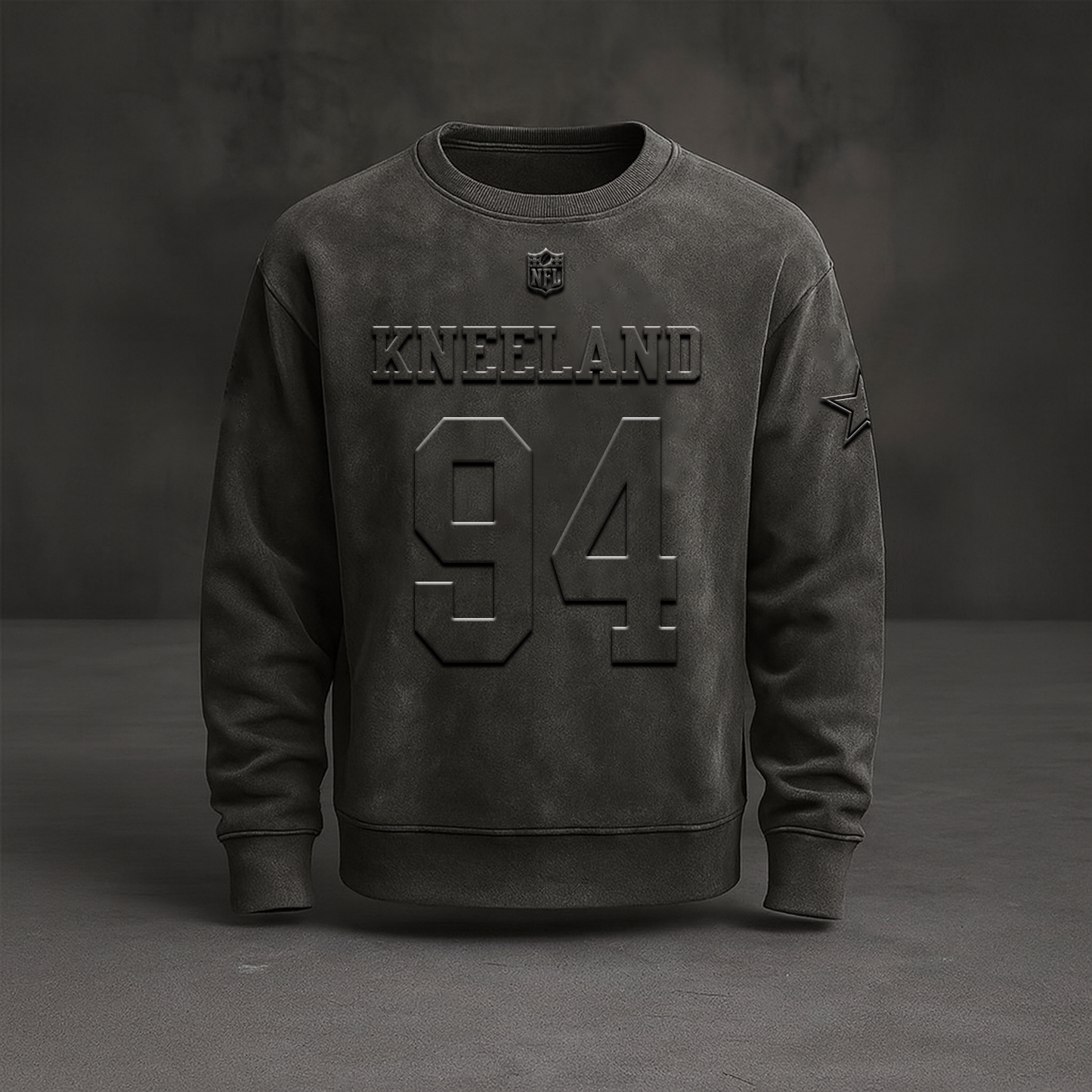 DAL x In Memory of Marshawn Kneeland Embossed Sweat Shirt V2 DATND TANTD 071125