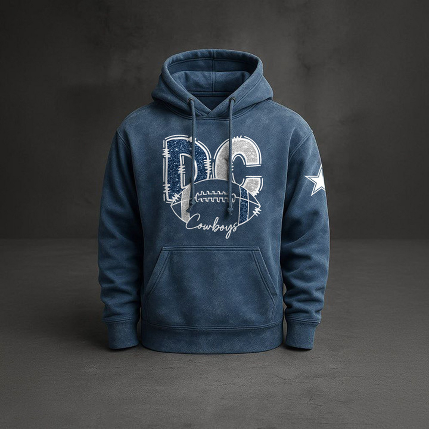 DAL x NFL Embossed Hoodie DatND THUONGNH