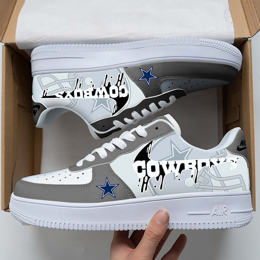 DAL x NFL Team Logo Fan Air Force 1 Shoes DATND TANTD