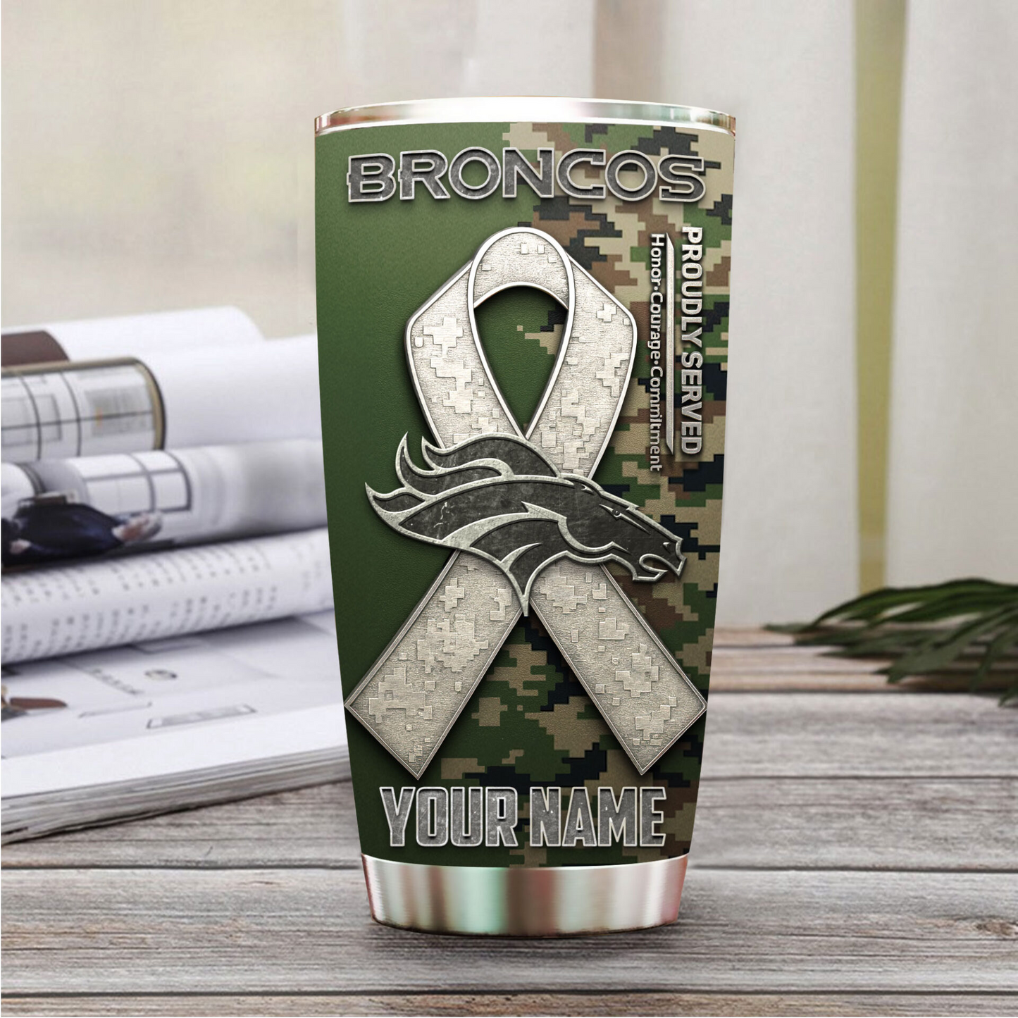 DB Premium NFL Proudly Served Tumbler DDT NTL