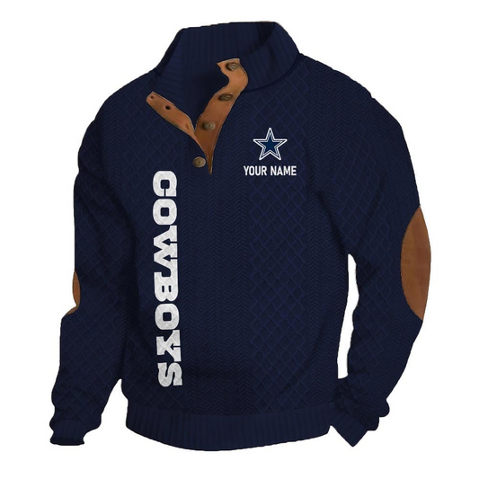 DC NFL Basic Knitted Stand Collar Sweatshirt DDT CTND