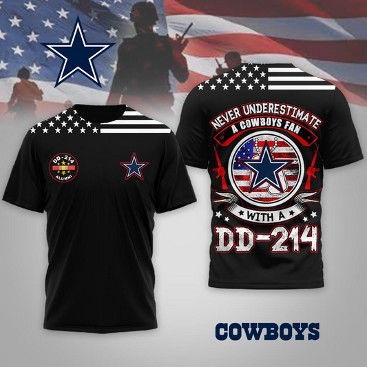 DC Premium NFL DD-214 Alumni 3D Shirt DDT NTL