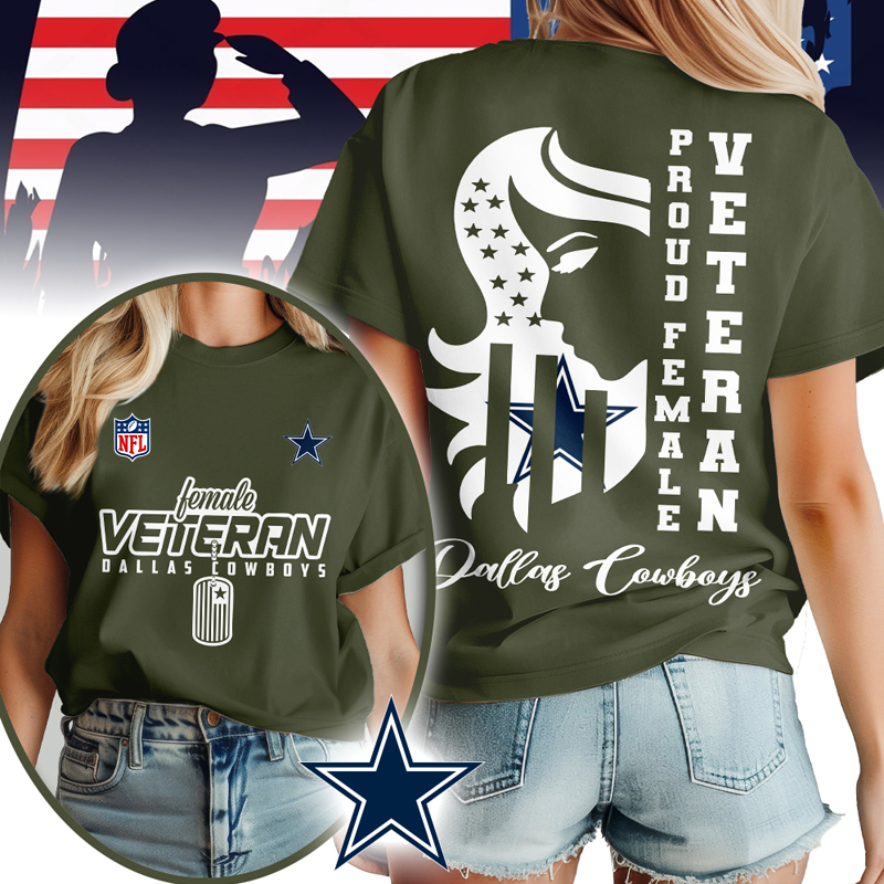 DC Premium NFL Female Veteran 3D Shirt DDT HLPHUONG