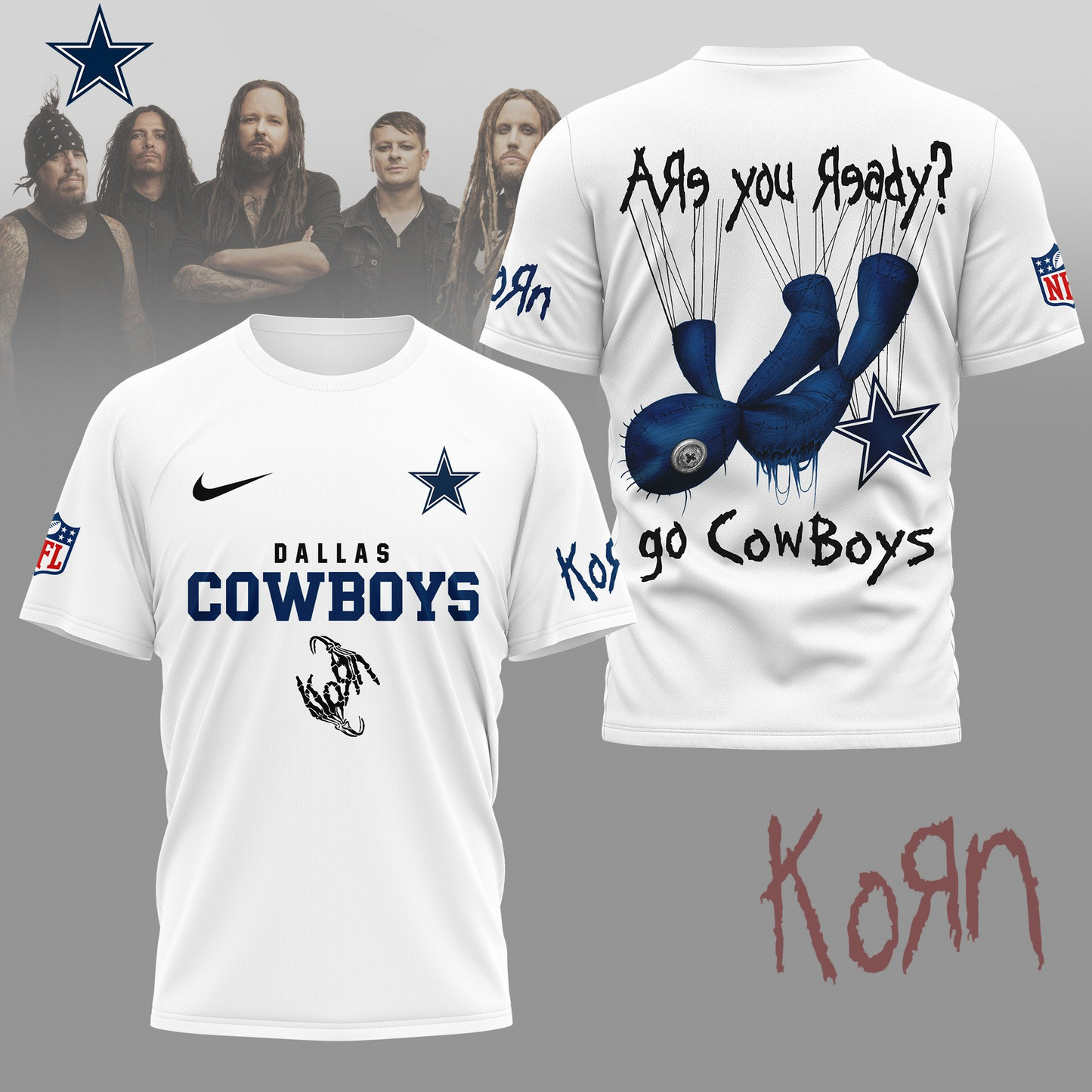 DC Premium NFL Korn Fan Shirt DDT CTND