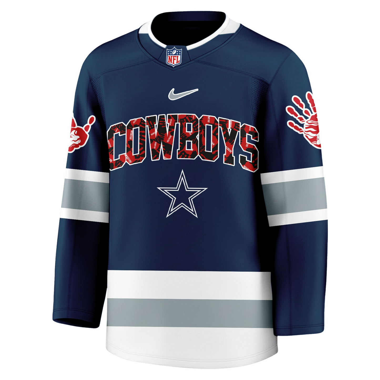 DC Premium NFL MMIW Awareness Long Jersey DDT 101125 NTL