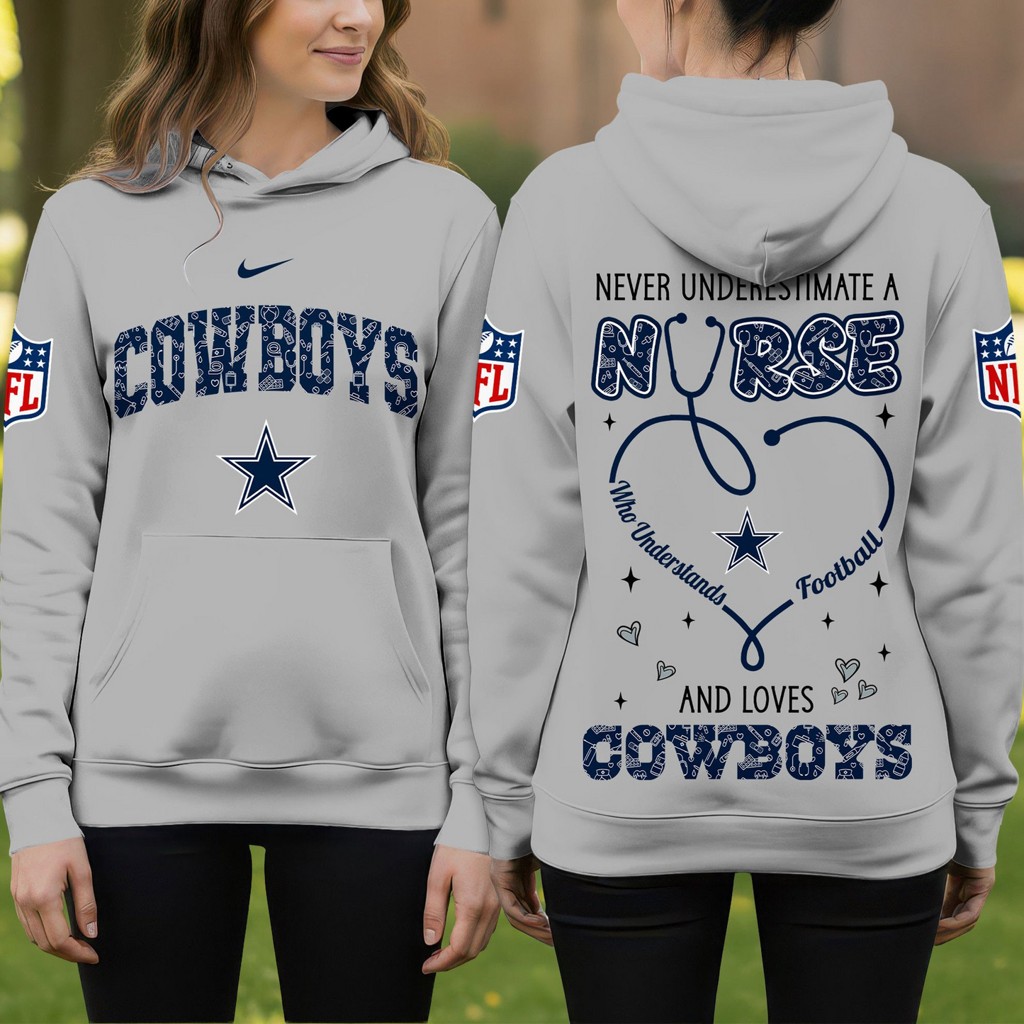 DC Premium NFL Nurse Pride Hoodie DDT 101125 HLPHUONG